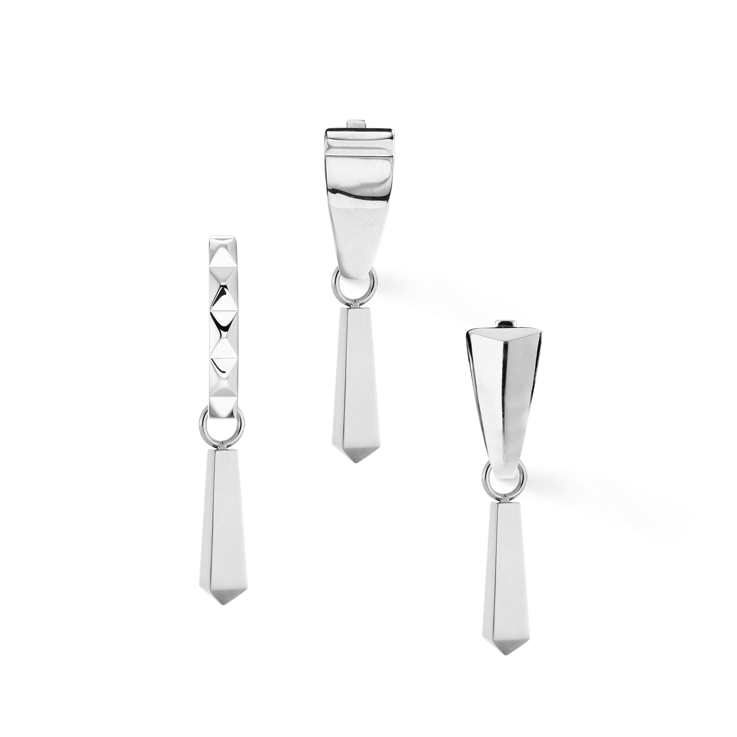 EAR ME UP Charm obélisque argent