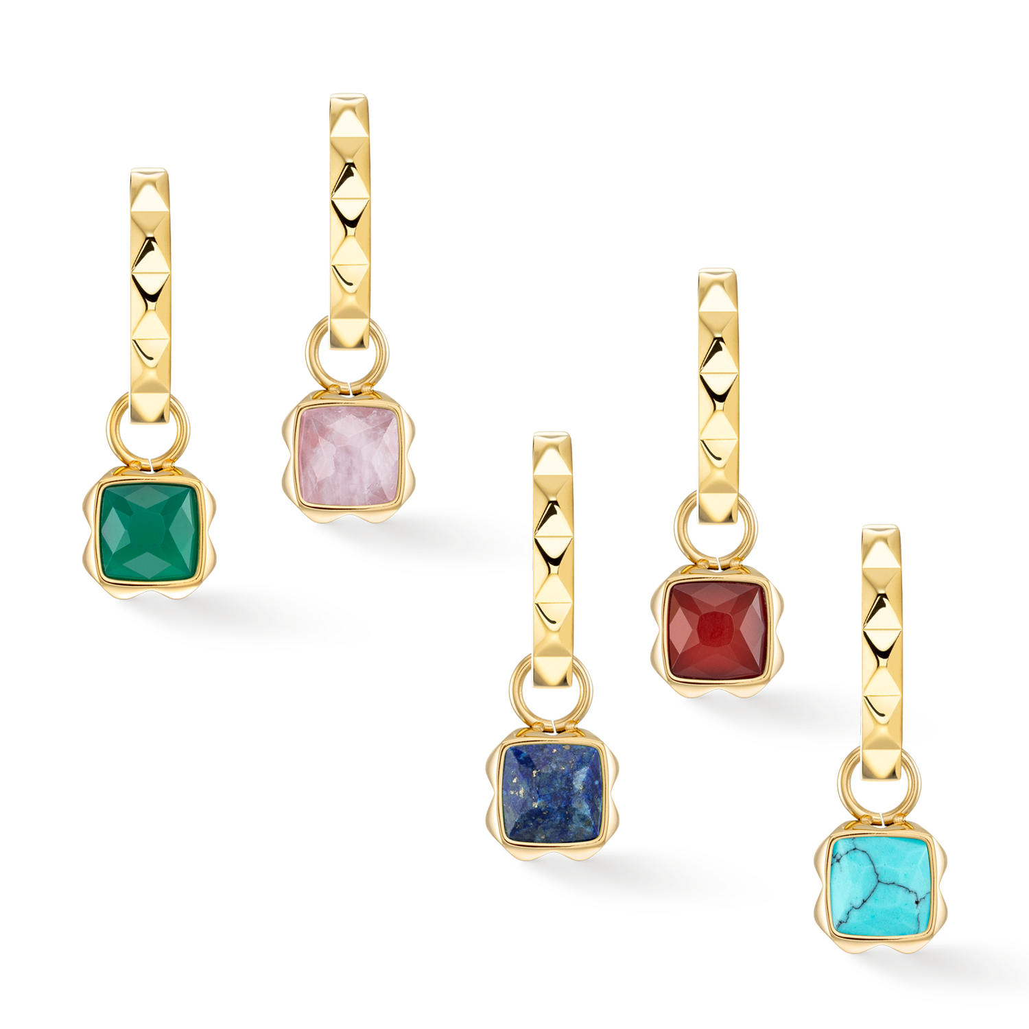 Boucles d'oreille créole Spikes 23 or