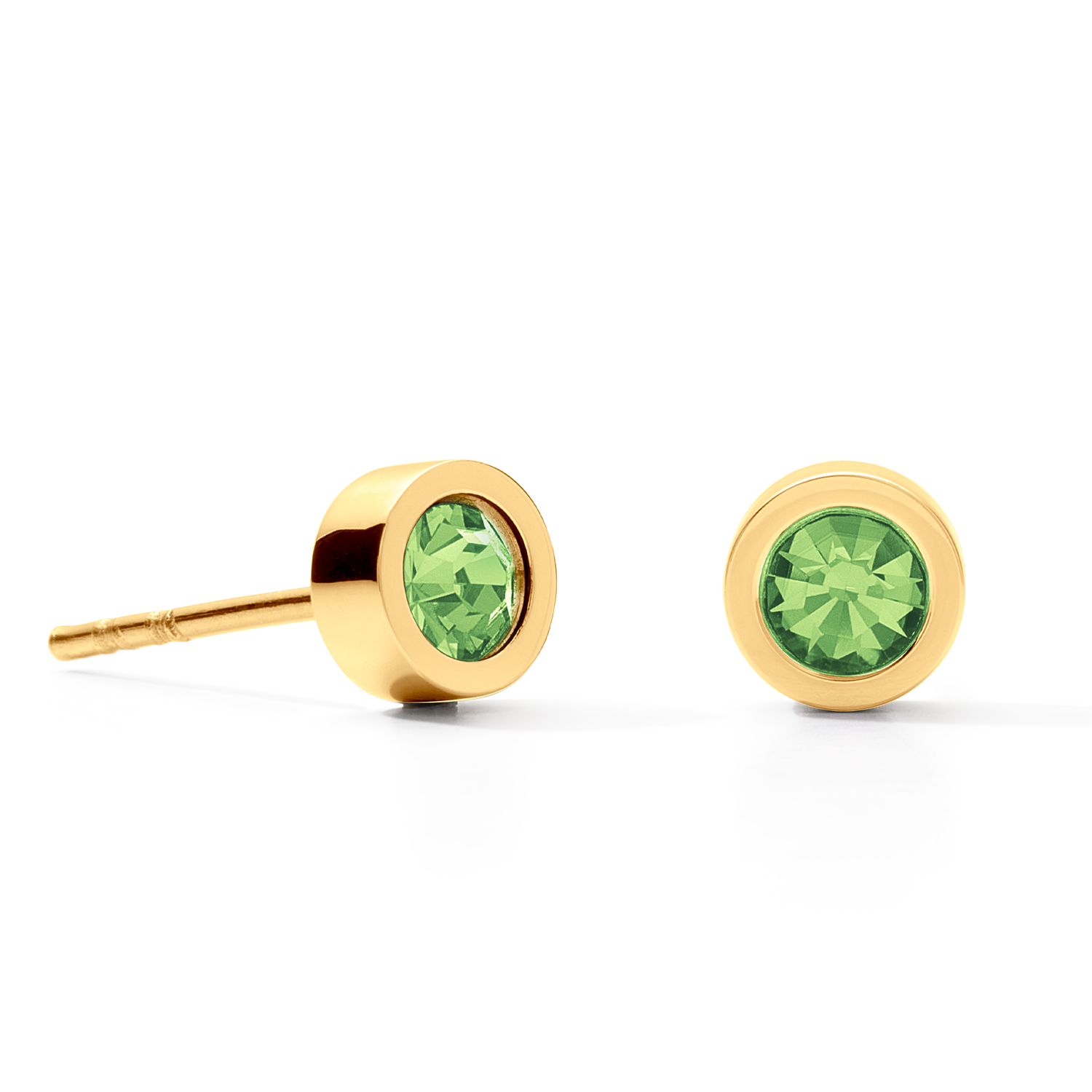 Boucles d'oreilles Sparkling Dot or-vert