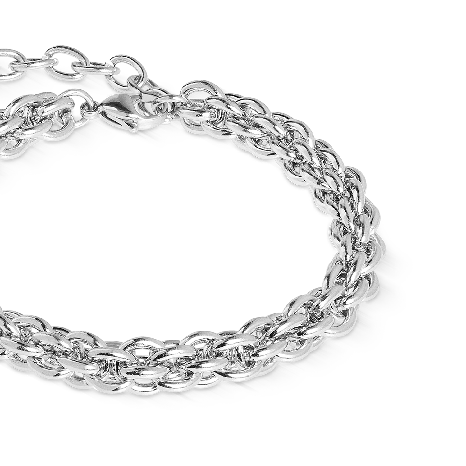 Bracelet Mesh Chain Classic argent