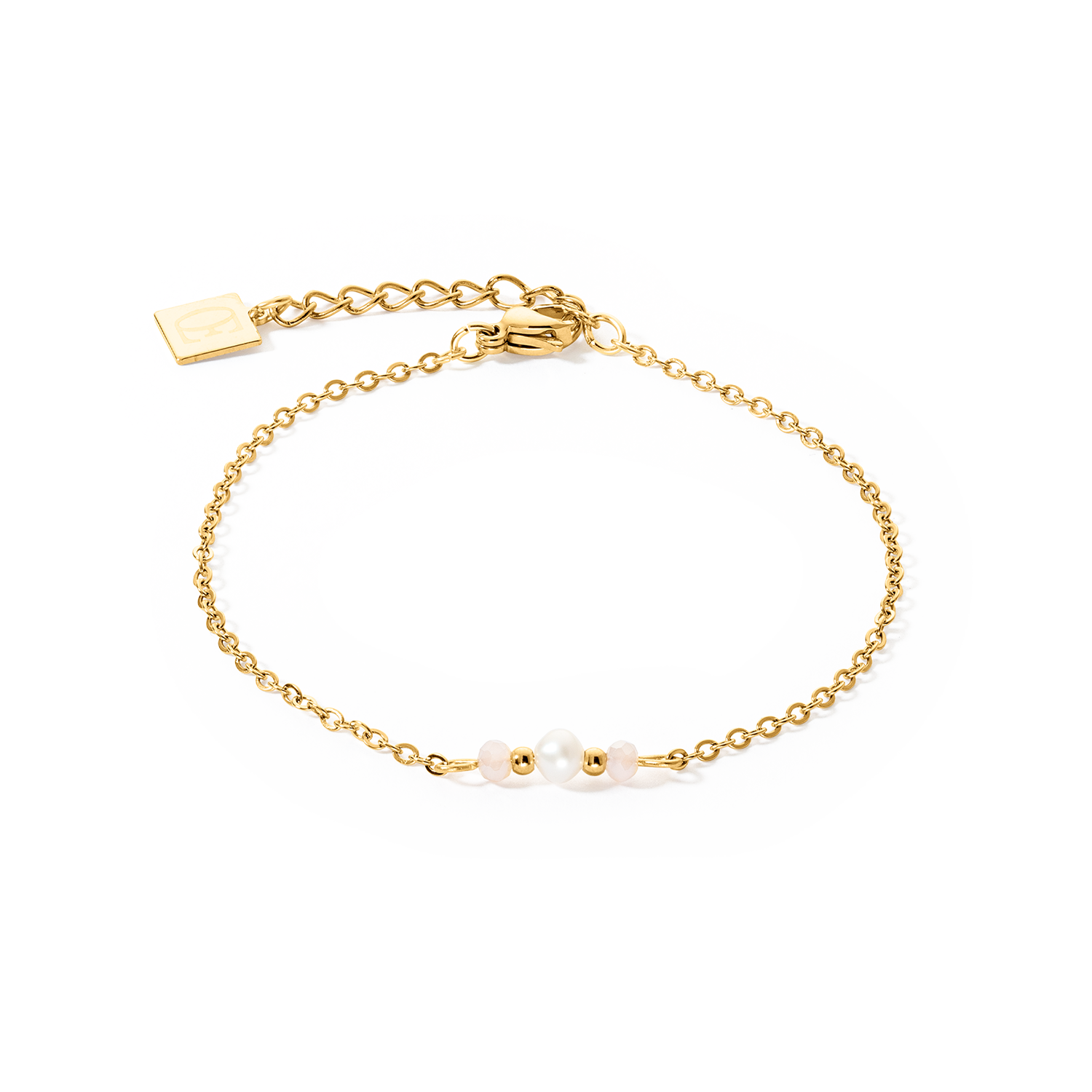 Bracelet Y Fairy Perle d'eau douce or