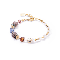 Bracelet GeoCUBE® Fusion Precious Pearl Mix or-automne