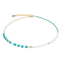 Collier Princess Fusion Pearls turquoise