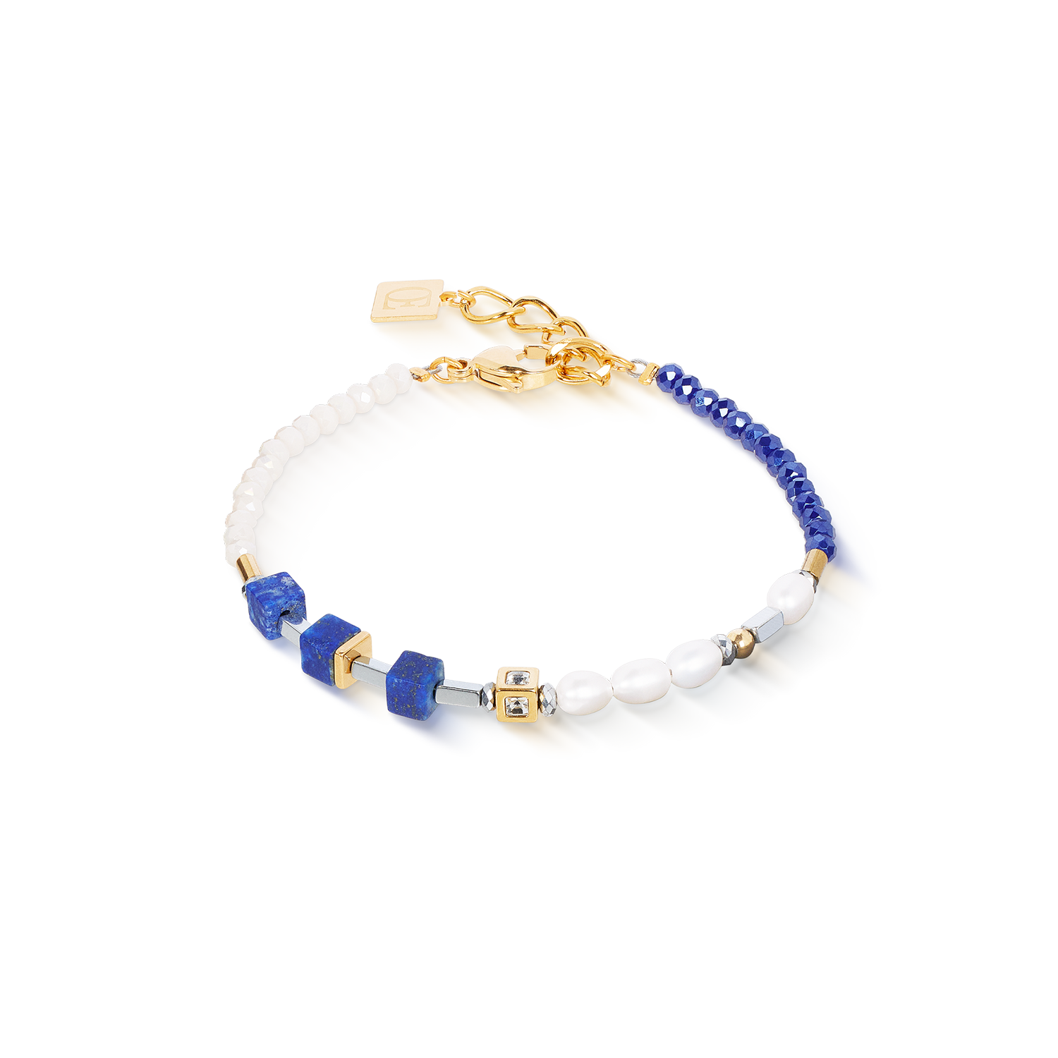 Bracelet Princess Fusion Pearls Lapis-lazuli
