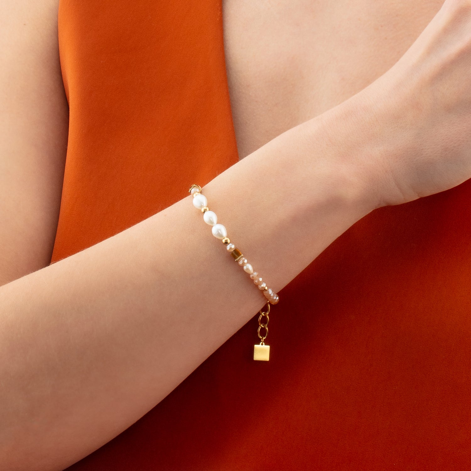 Bracelet Cosmic Pearls deep or