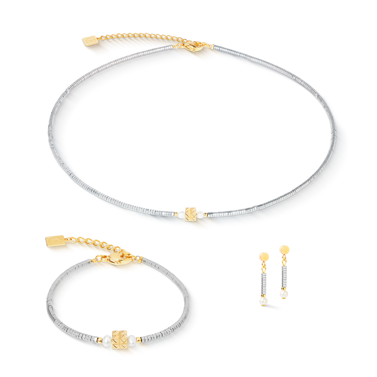 Bracelet Edge & Grace argent-or