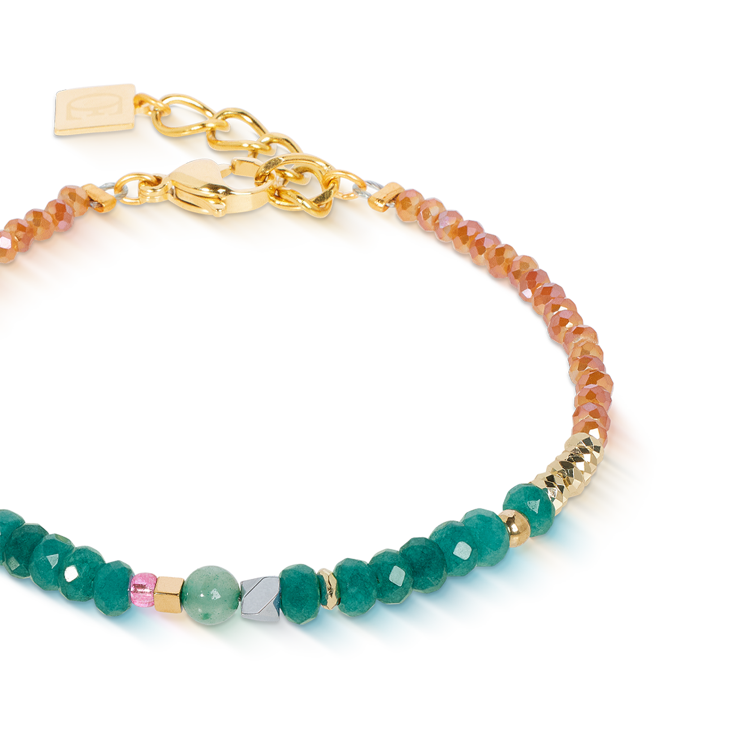 Bracelet Amulette Modern Future or multicolore Boho