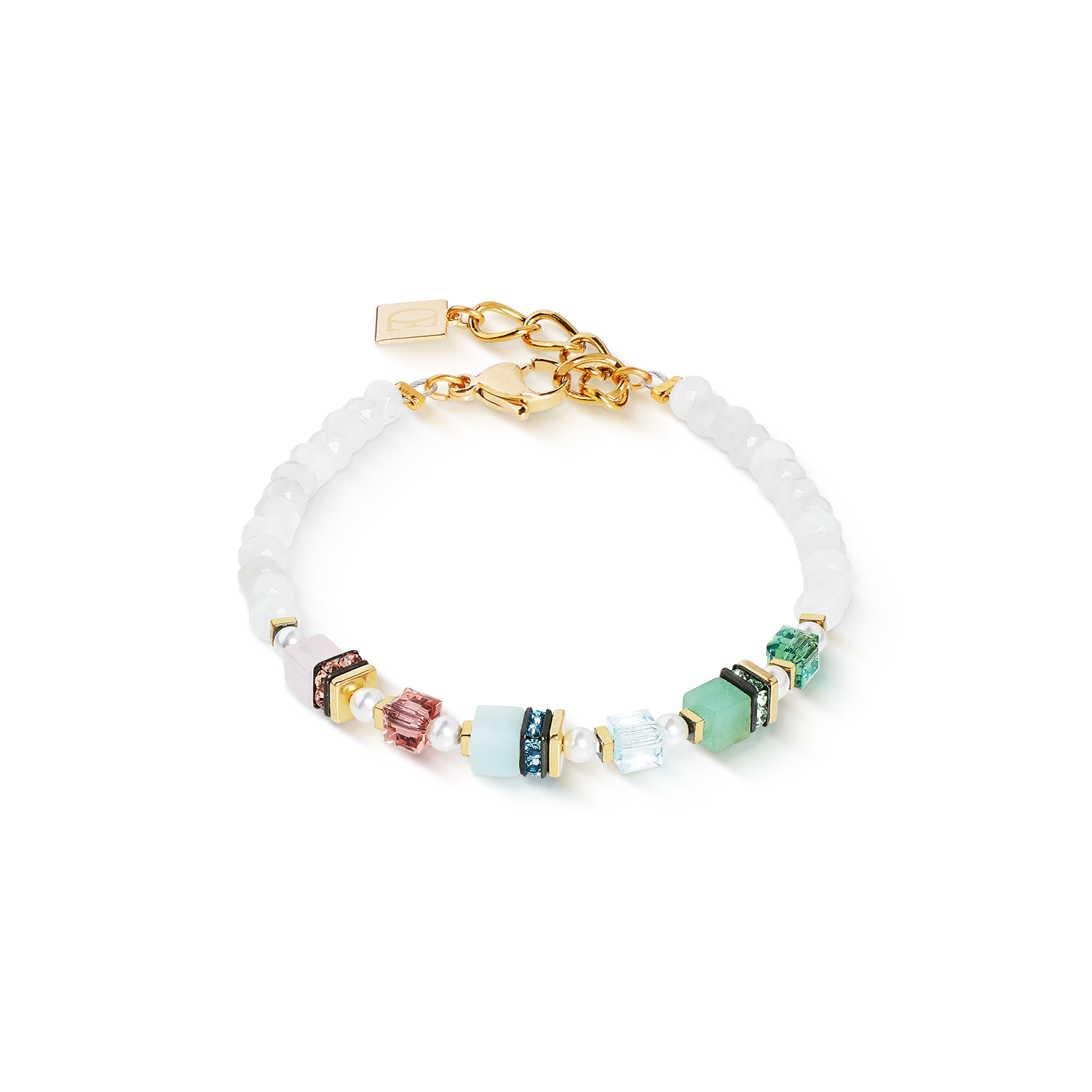 Bracelet Sparkling Princess Spikes or-Art Nouveau