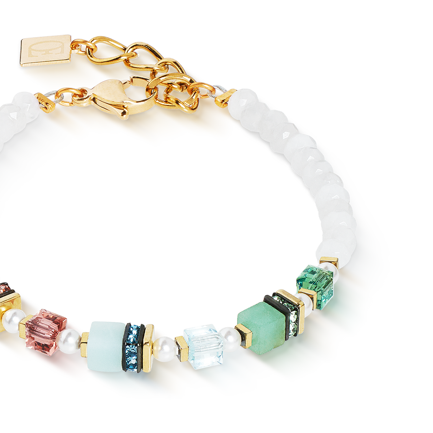 Bracelet Sparkling Princess Spikes or-Art Nouveau