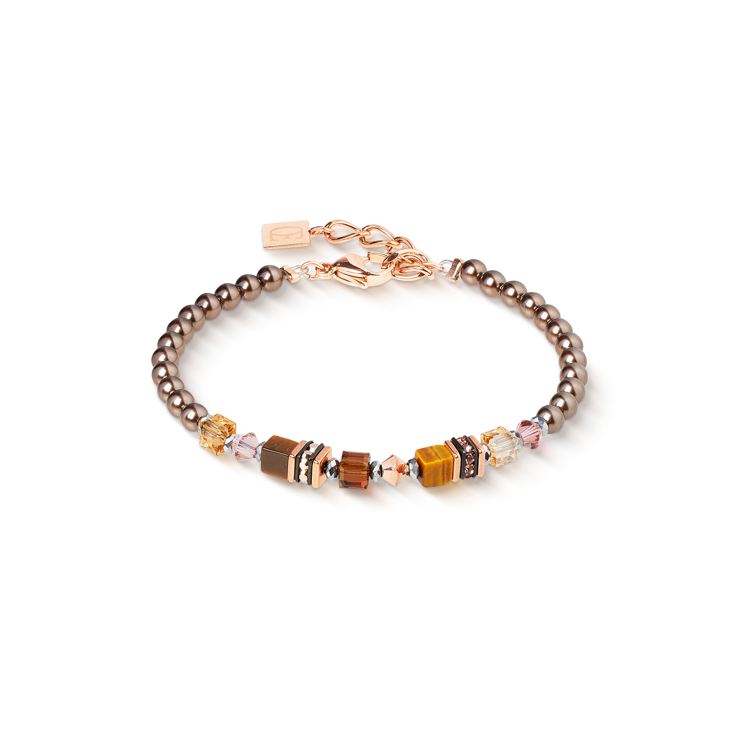 Bracelet Princess Earth Glow or rose-marron