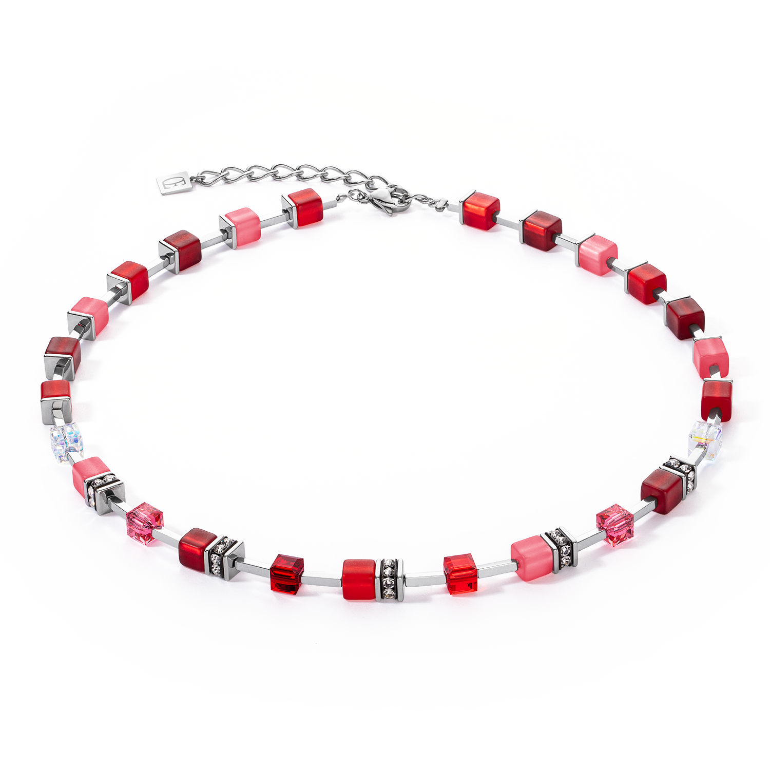 Collier GeoCUBE® Iconic Pure Rouge