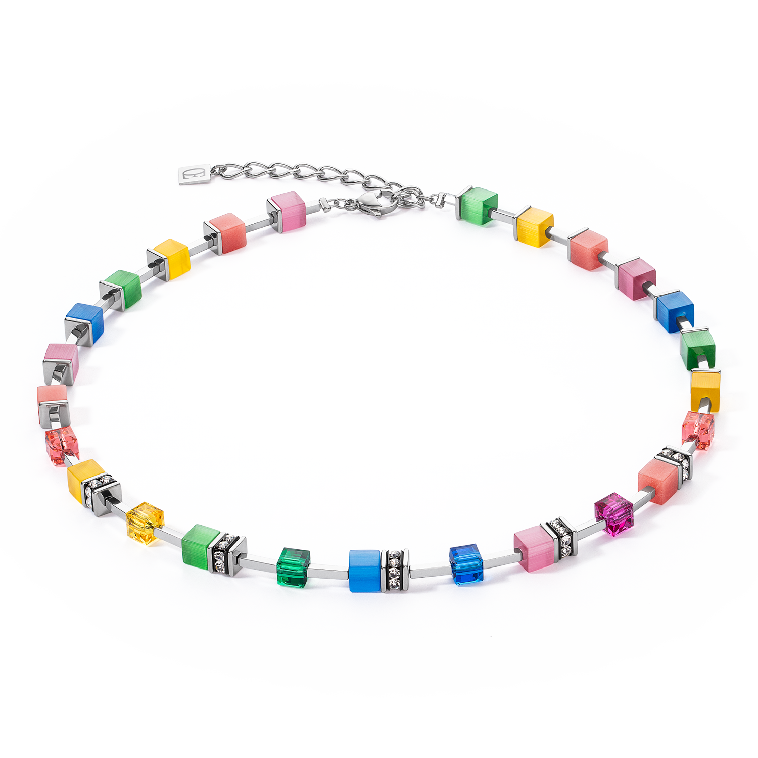 Collier GeoCUBE® Iconic Pure Rainbow