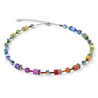 Collier GeoCUBE® multicolore rainbow
