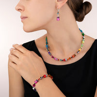 Collier GeoCUBE® multicolore rainbow