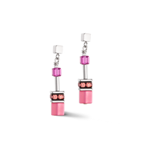 Boucles d'oreilles GeoCUBE® Iconic Viva Magenta