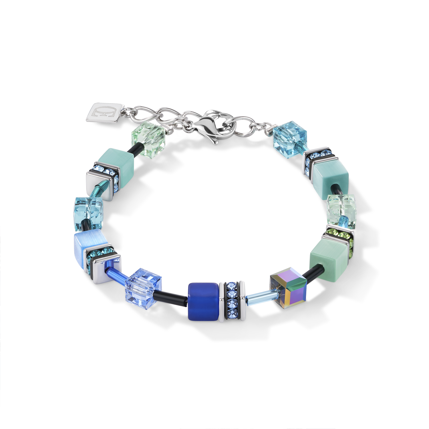 Bracelet GeoCUBE® bleu-vert