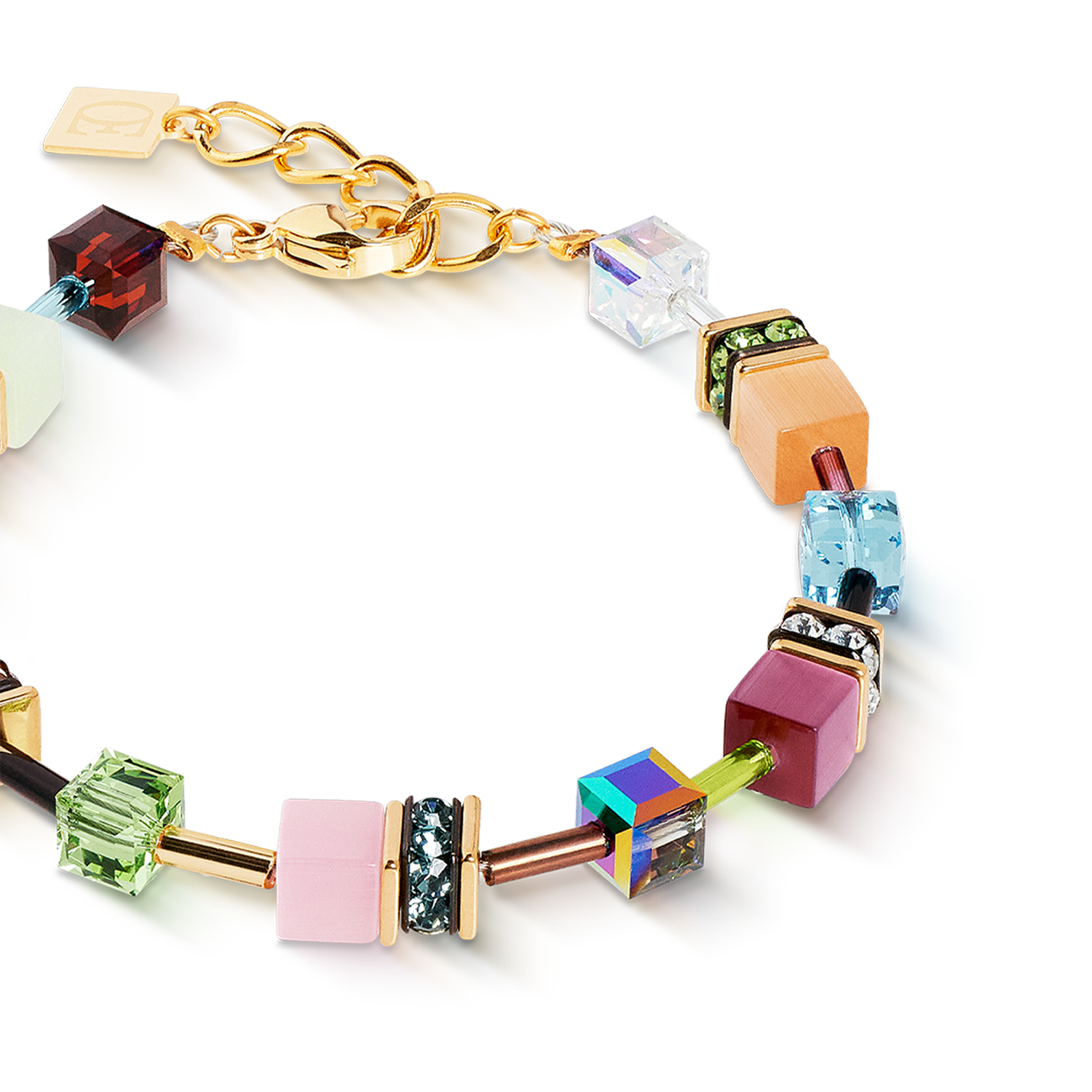 Bracelet GeoCUBE® Iconic Art Nouveau or