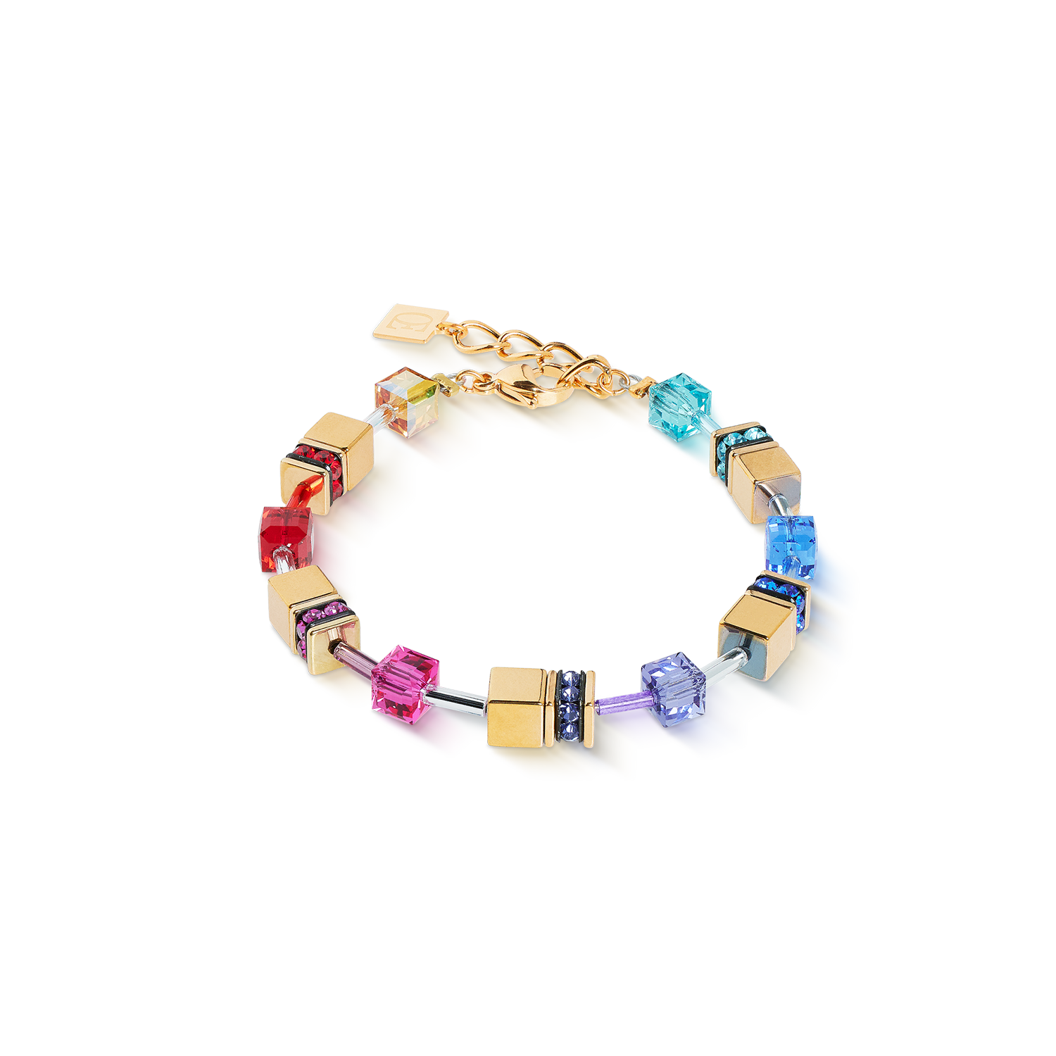 Bracelet GeoCUBE® Iconic Metallic Rainbow or