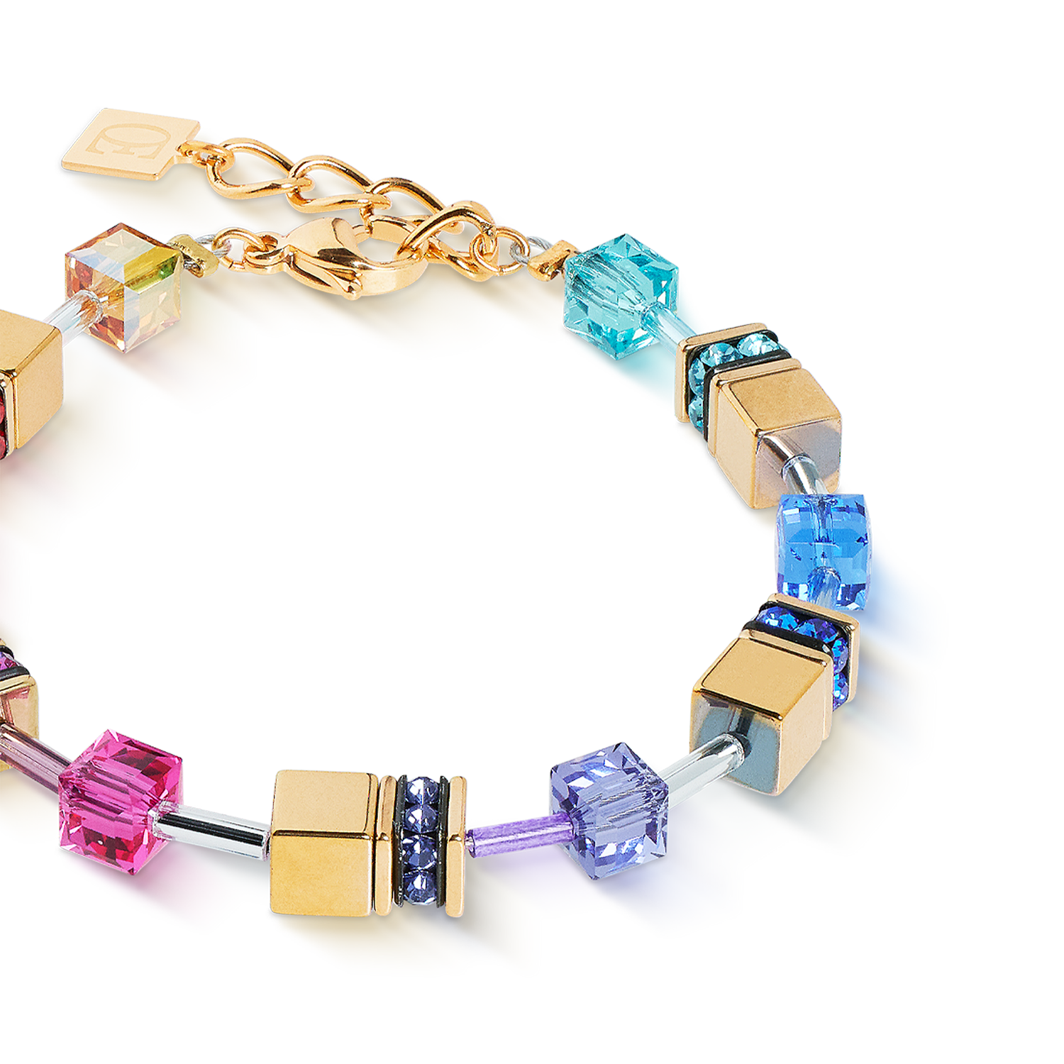 Bracelet GeoCUBE® Iconic Metallic Rainbow or