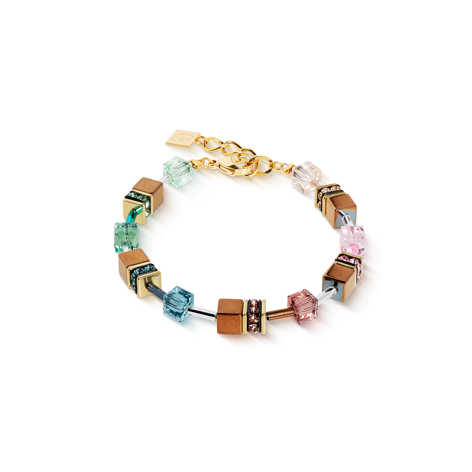 Bracelet GeoCUBE® Iconic Metallic Art Nouveau or