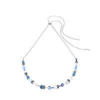 Collier GeoCUBE® Iconic Nature Chain bleu