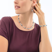 Bracelet GeoCUBE® Iconic Mono Or bleu glacier