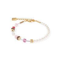 Bracelet GeoCUBE® Mini Fusion Pearls or-rose