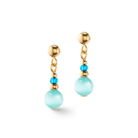 Boucles d'oreilles Candy Spheres turquoise