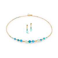 Boucles d'oreilles Candy Spheres turquoise