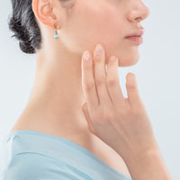 Boucles d'oreilles Candy Spheres turquoise