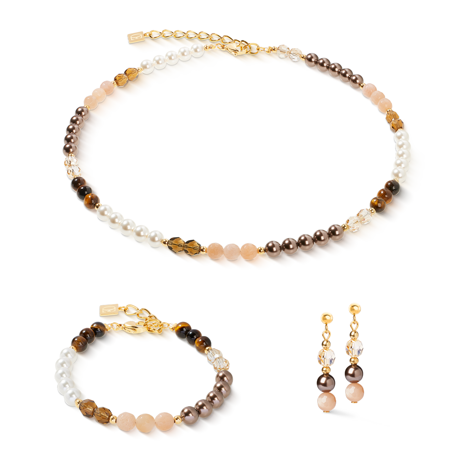 Bracelet Precious Elysia or-marron