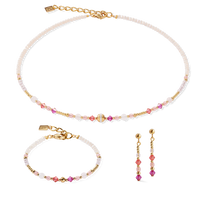 Boucles d'oreilles Golden Sphere Shape Mix rose