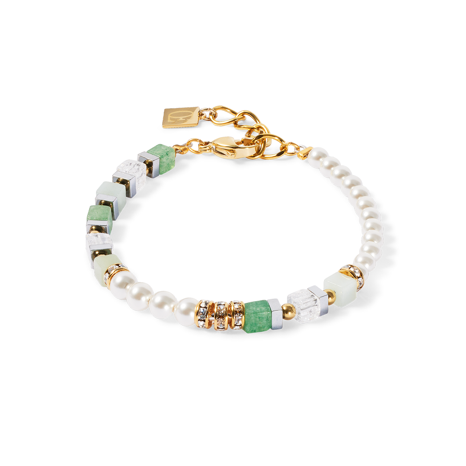 Bracelet Precious Fusion Offset or-vert