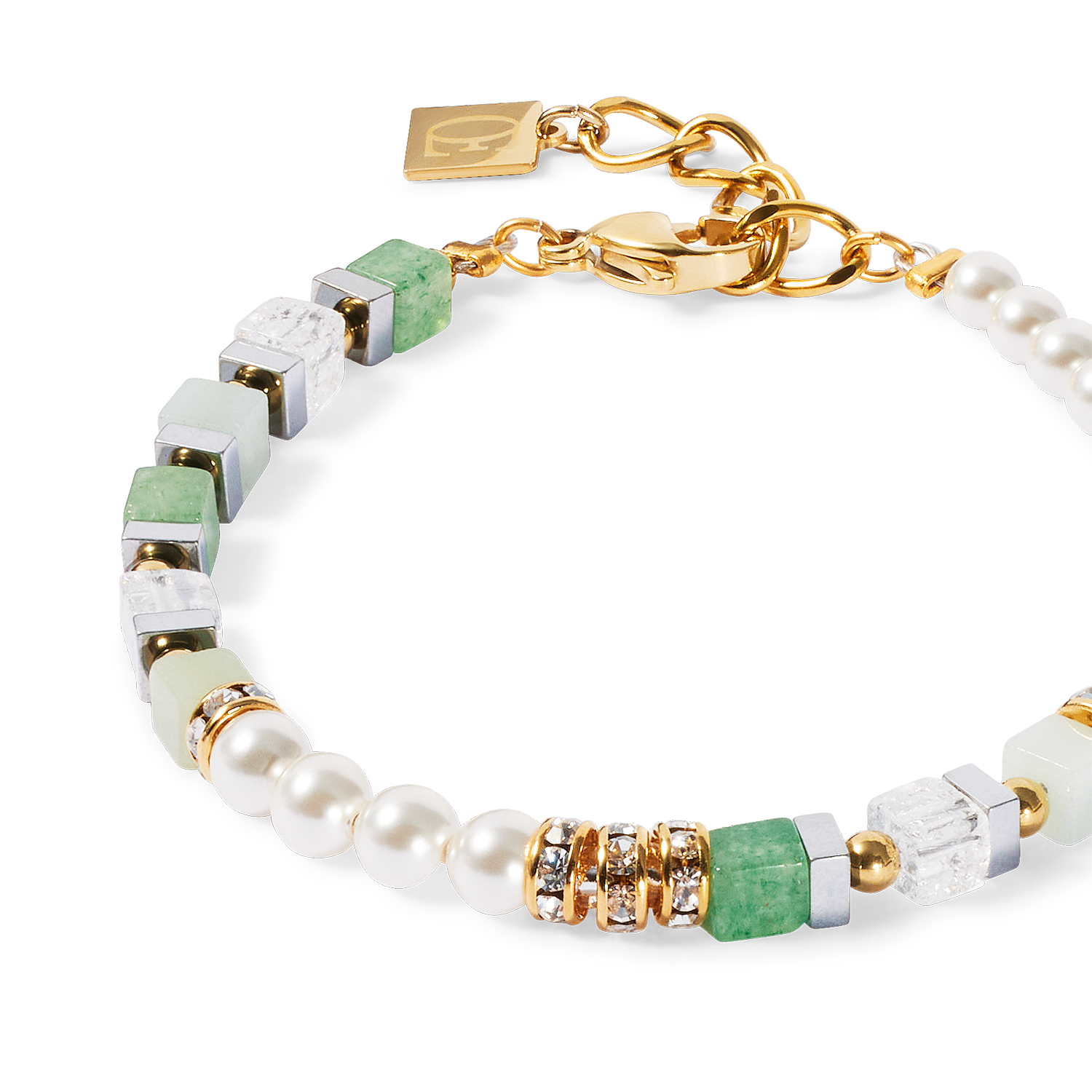 Bracelet Precious Fusion Offset or-vert