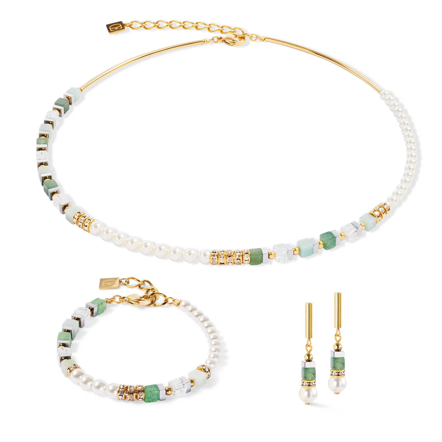Bracelet Precious Fusion Offset or-vert
