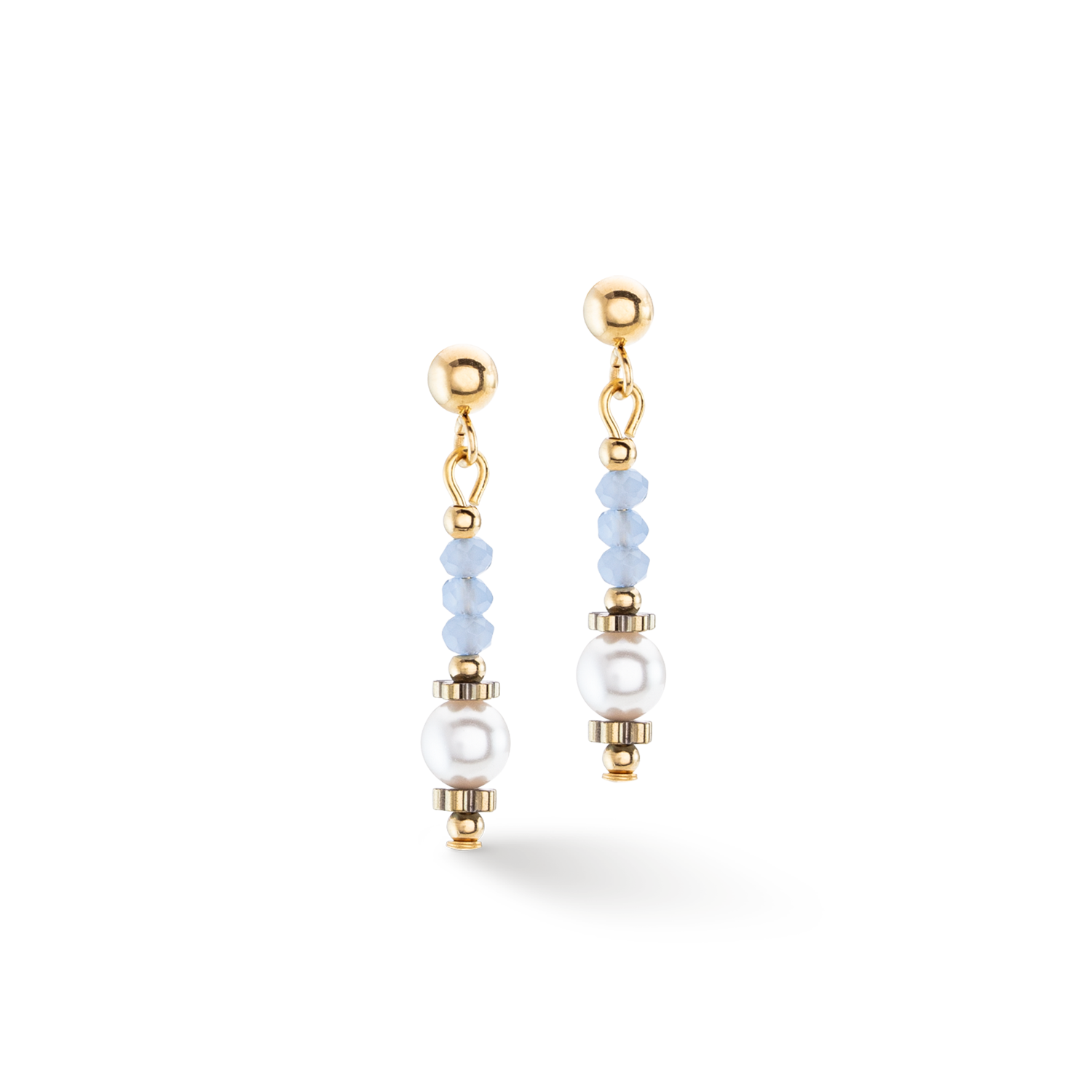 Boucles d'oreilles Little Twinkle Pearl Mix bleu clair