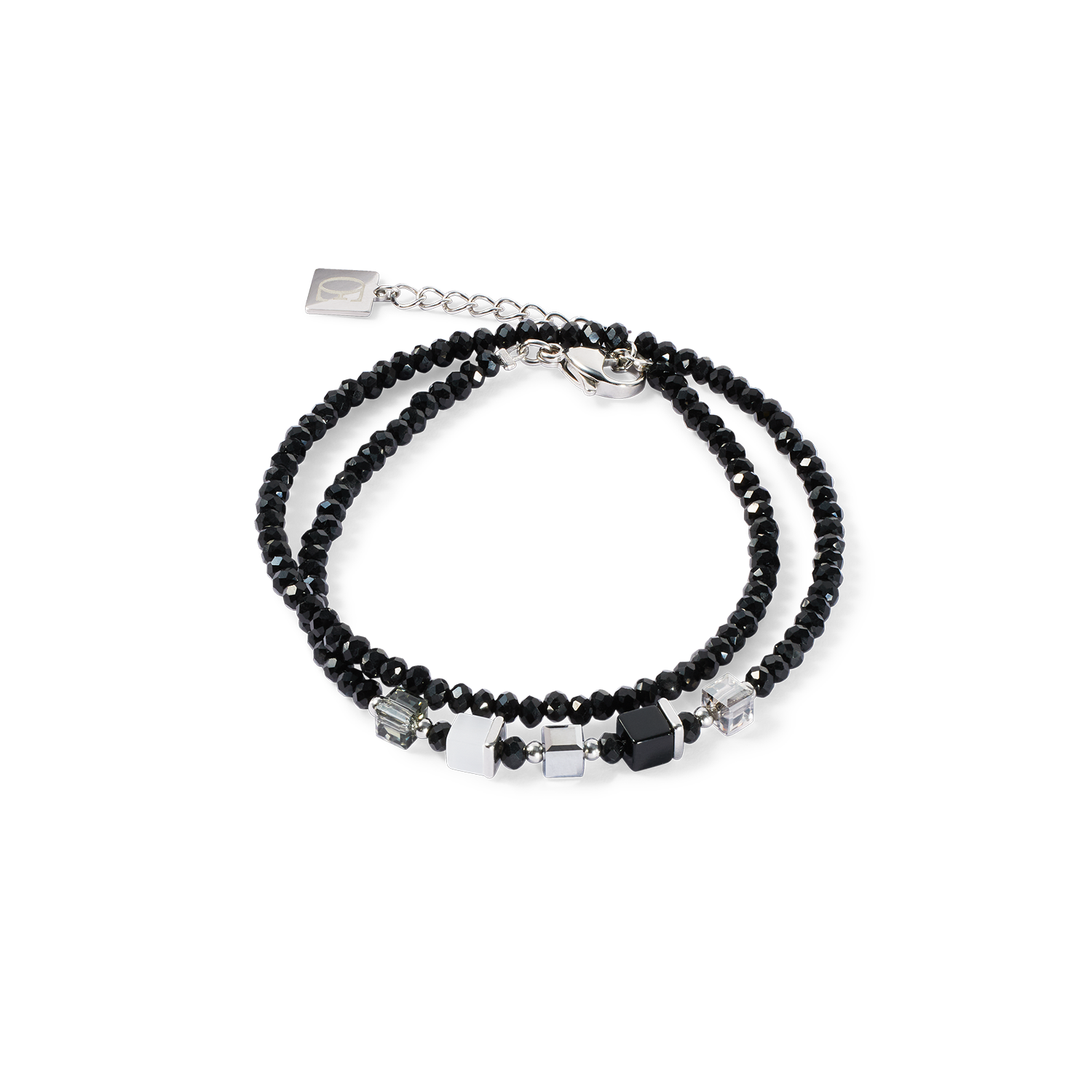 Joyful Colours Update Bracelet argent-noir