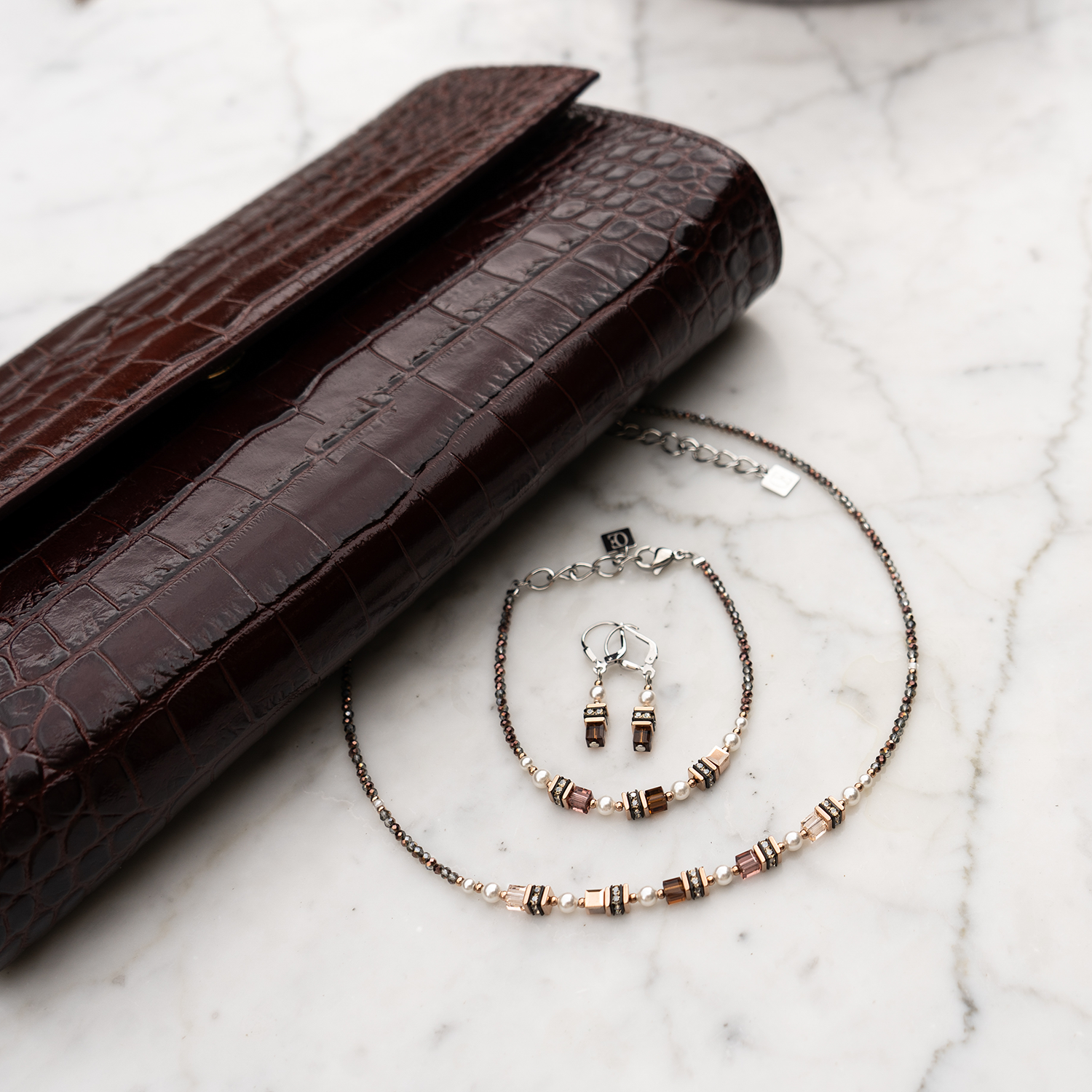Collier Sparkling Princess Mocha Mousse
