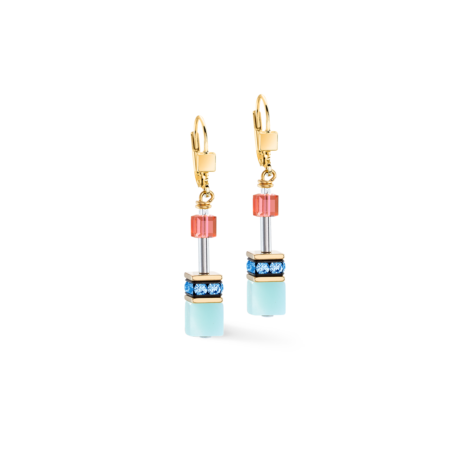 Boucles d'oreilles GeoCUBE® Iconic Precious Rainbow