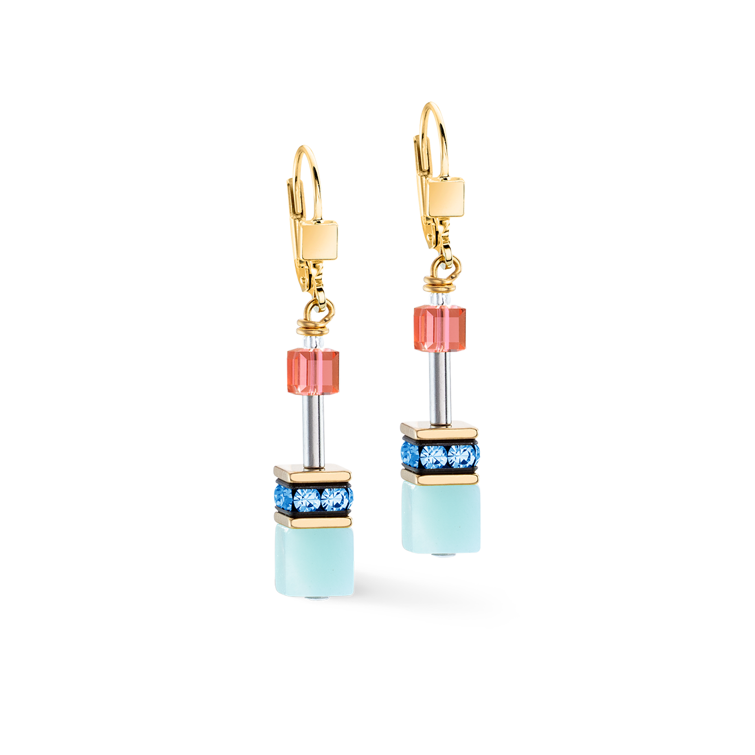 Boucles d'oreilles GeoCUBE® Iconic Precious Rainbow