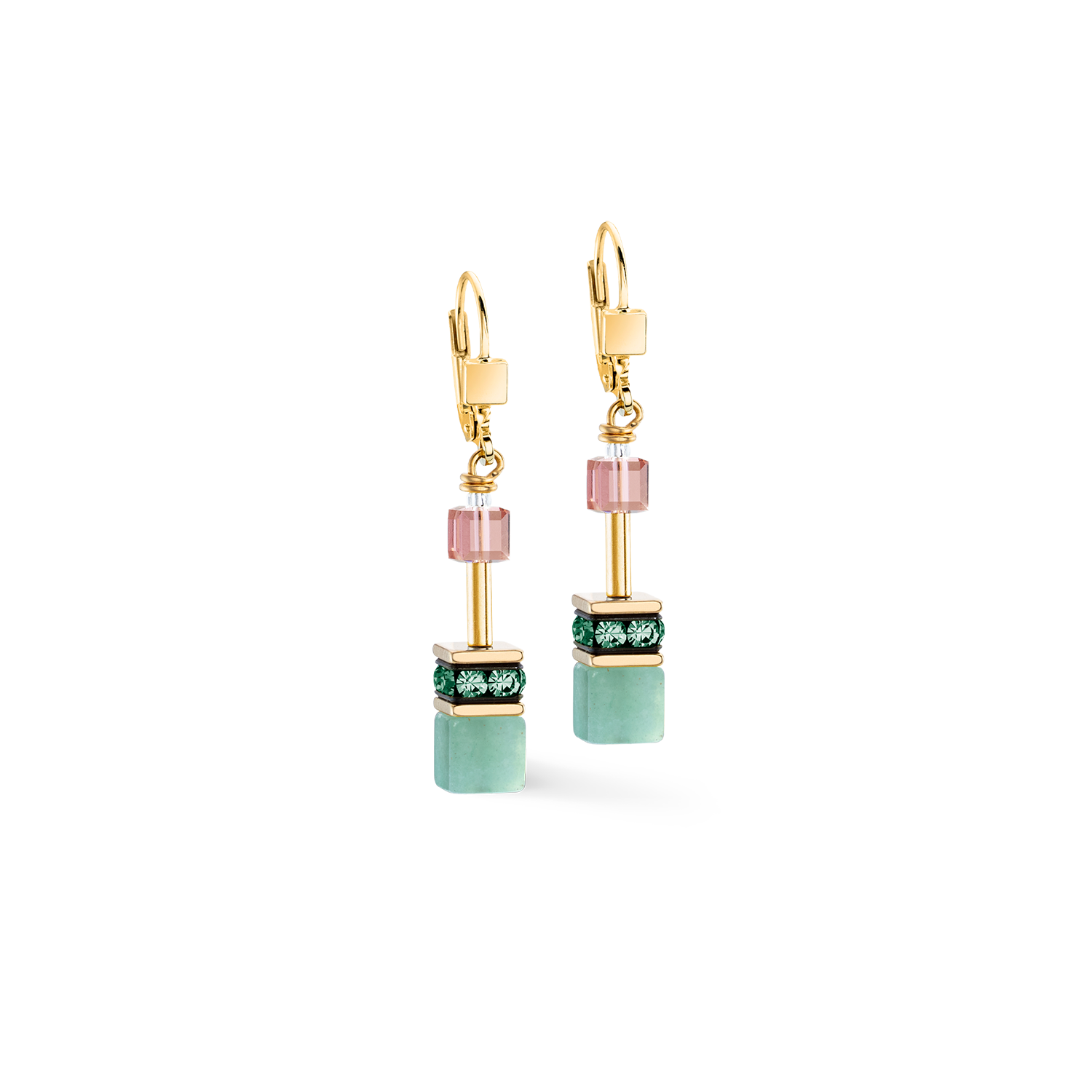 Boucles d'oreilles GeoCUBE® Iconic Precious Art Nouveau