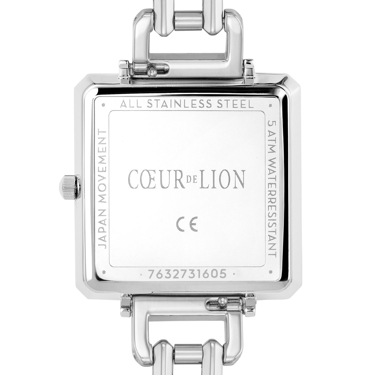 Montre Iconic Cube Noble Petrol Statement argent