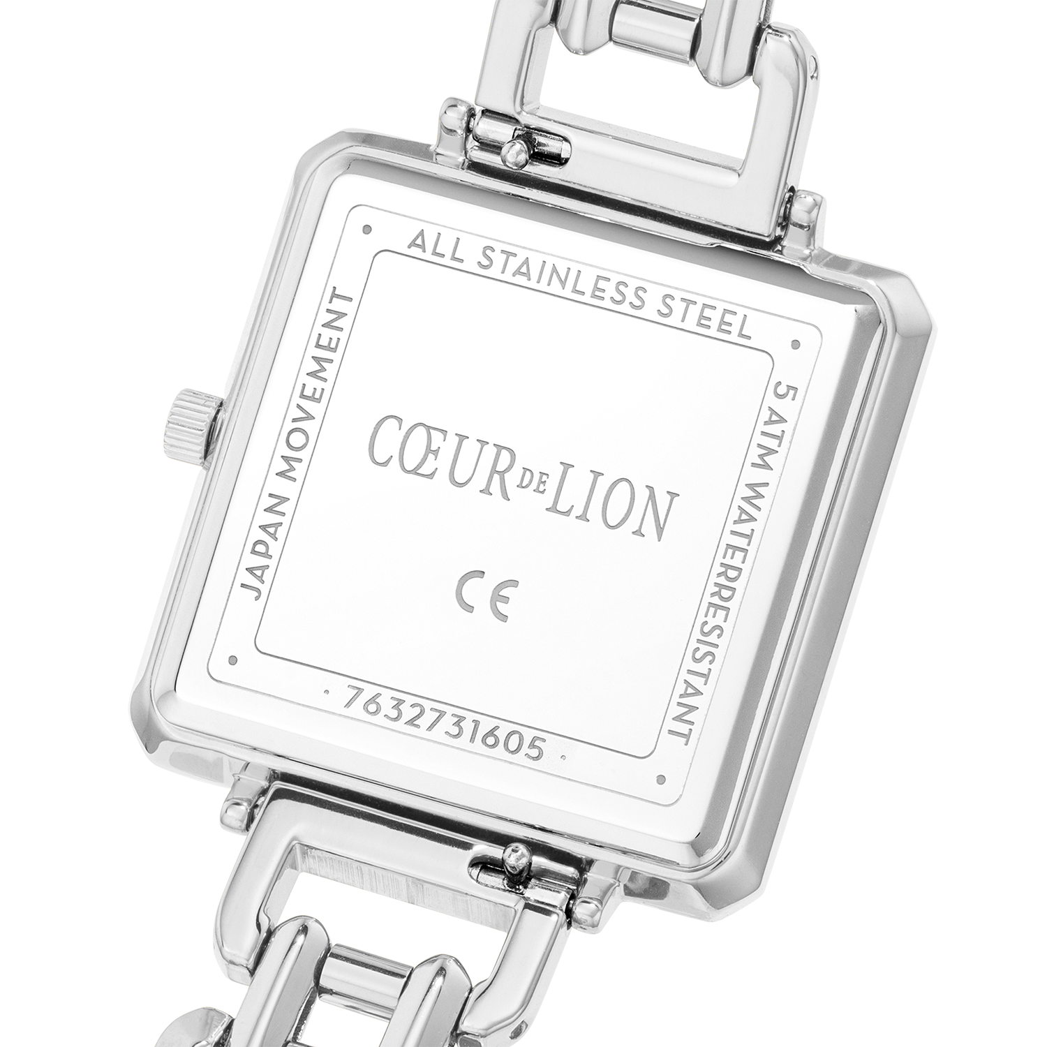 Montre Iconic Cube Noble Petrol Statement argent