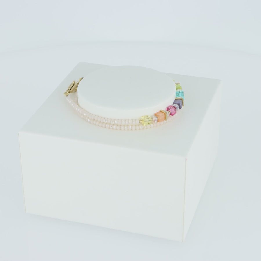 Joyful Colours Wrap bracelet or rainbow