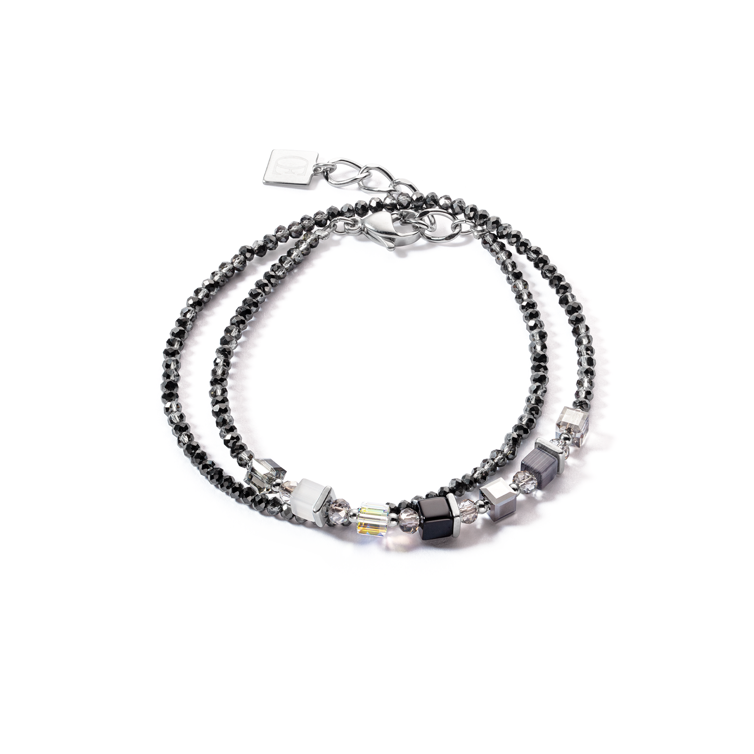 Joyful Colours Wrap bracelet argent gris