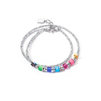 Joyful Colours Wrap bracelet argent rainbow