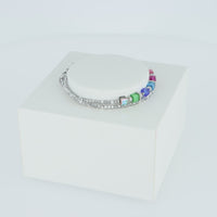Joyful Colours Wrap bracelet argent rainbow