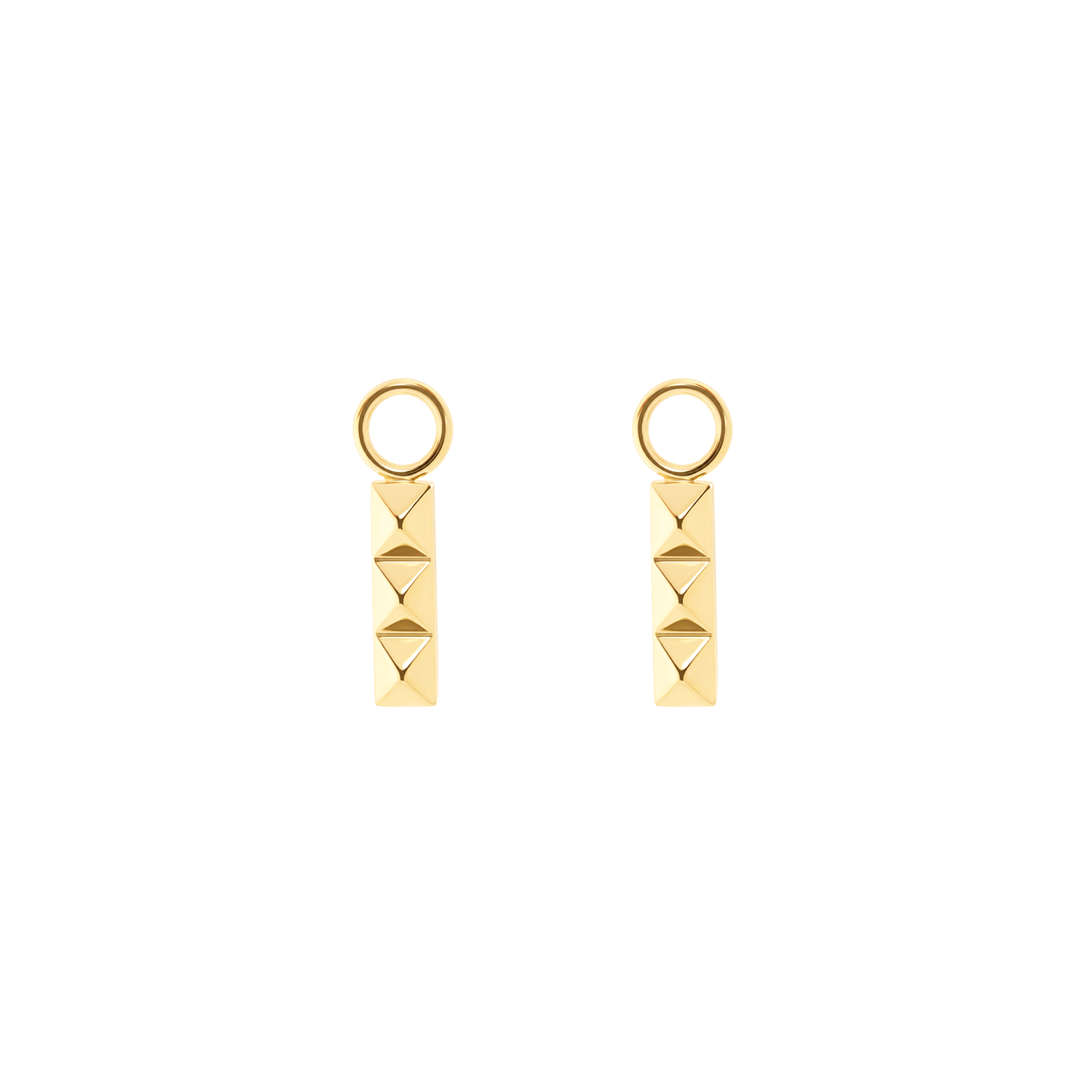 EAR ME UP Charm Spikes Trio Bar or