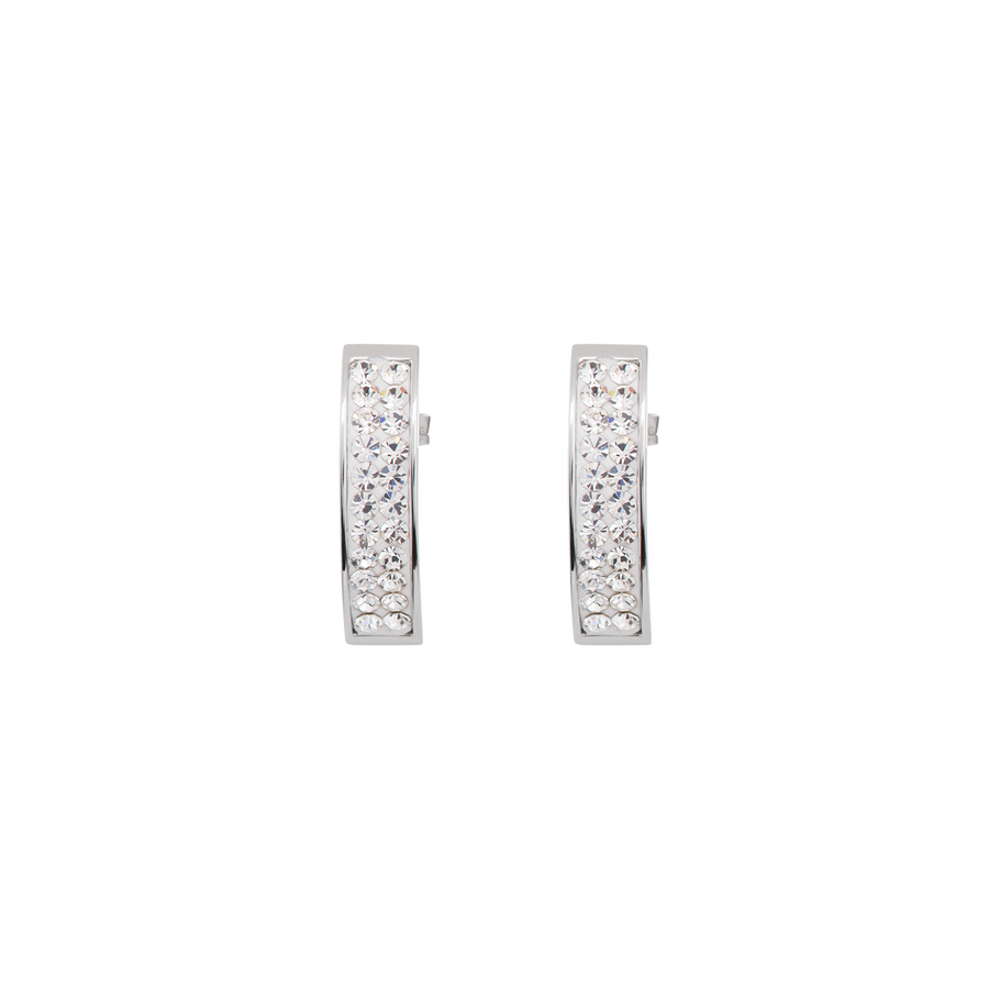 Boucles d'oreille Pavé de Cristaux cristal