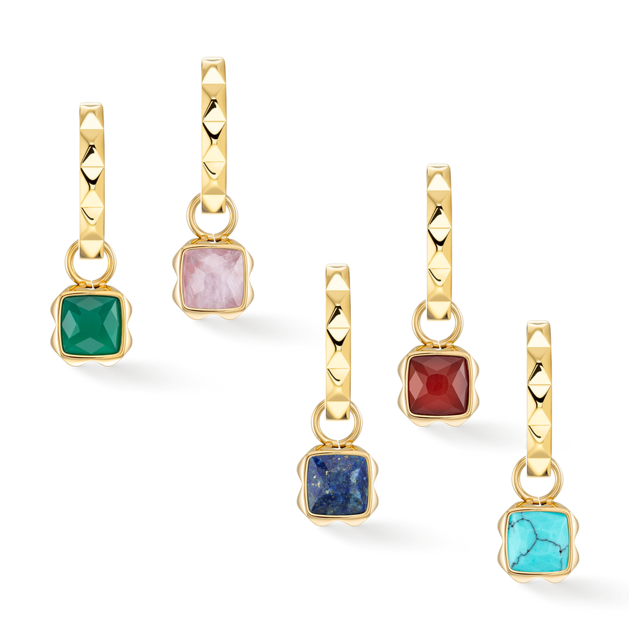 Boucles d'oreille créole Spikes 23 or
